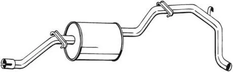 Глушитель задний BOSAL 285-413