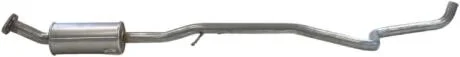 Глушник, алюміній. сталь, середн. частина FORD ECOSPORT 13- BOSAL 286-607
