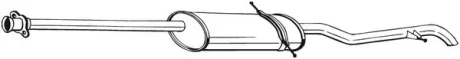 Задній. глушник,випускна сист. BOSAL 289-031