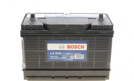 Аккумуляторная батарея 105Ah/800A (330x174x240/+L/B00) Водный транспорт/Кемпинг/Гольф-кар BOSCH 0 092 L40 340