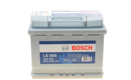Акумуляторна батарея 60А BOSCH 0 092 L50 050 (фото 1)