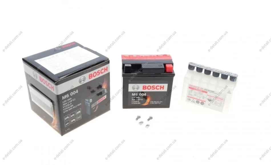 МОТОЦИКЛЕТНА АКУМУЛЯТОРНА БАТАРЕЯ BOSCH 0 092 M60 040 (фото 1)