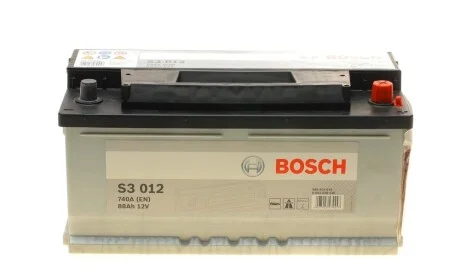 Аккумуляторная батарея 88Ah/740A (353x175x175/+R/B13) BOSCH 0 092 S30 120