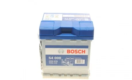 Акумулятор автомобільний Bosch S4 Silver 0092S40001 44Ah 440A R+ BOSCH 0 092 S40 001