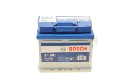 Аккумуляторная батарея 44Ah/440A (207x175x175/+R) S4 BOSCH 0 092 S40 010