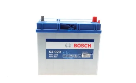 Аккумуляторная батарея 45Ah/330A (238x129x227/+R/B00) Азия BOSCH 0 092 S40 200