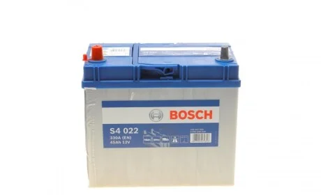 Аккумуляторная батарея 45Ah/330A (238x129x227/+L/B00) S4 Азия BOSCH 0 092 S40 220