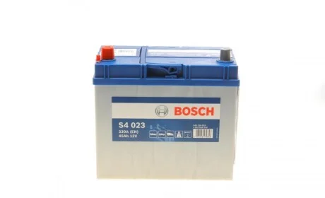 Аккумуляторная батарея 45Ah/330A (238x129x227/+L/B00) Азия BOSCH 0 092 S40 230