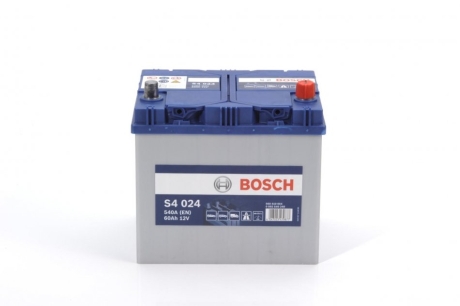 Батарея акумуляторна 12В 60Аг 540А(ASIA) R+ BOSCH 0 092 S40 240 (фото 1)