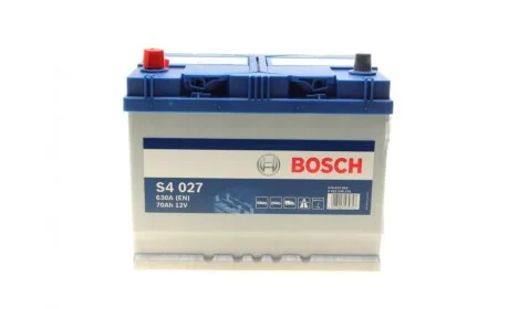 Аккумуляторная батарея 70Ah/630A (260x173x225/+L/B01) Азия BOSCH 0 092 S40 270