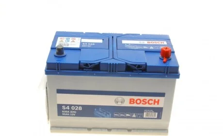 Акумуляторна батарея 95Ah/830A (306x173x225/+R) S4 Азія BOSCH 0 092 S40 280