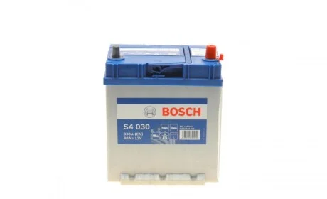 Аккумуляторная батарея 40Ah/330A (187x140x227/+R/B01) Азия BOSCH 0 092 S40 300
