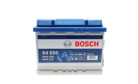 Аккумуляторная батарея 60Ah/640A (242x175x190/+R/B13) (Start-Stop EFB) BOSCH 0 092 S4E 051
