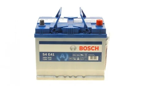 Аккумуляторная батарея 72Ah/760A (261x175x220/+R/B01) (Start-Stop EFB) Азия BOSCH 0 092 S4E 410