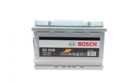 Акумулятор автомобільний S5 Silver Plus 77Ah 780A R+ BOSCH 0 092 S50 080