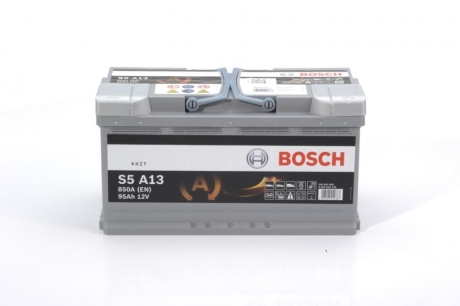 Батарея акумуляторна 12В 95Ач 850А(AGM) R+ BOSCH 0 092 S5A 130 (фото 1)