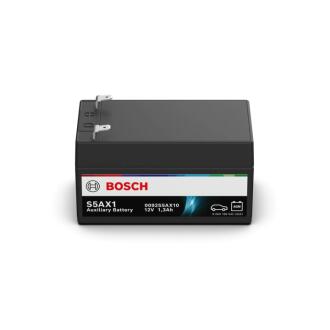 Акумуляторна батарея 1.3Ah S5AX Aux (97x48.5x58/+L/BO) (AGM/допоміжна) BOSCH 0092S5AX10