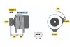 Генератор BOSCH 0123320002 реставрація (Сліди встановлення) 0123320002