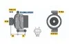 Генератор реставрація BOSCH 0124415016