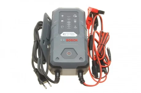 Зарядное устройство C70 (12V/24V) (14Ah до 300Ah) 10A (EFB/GEL/VRLA/AGM) с поддержкой заряда BOSCH 0189911070