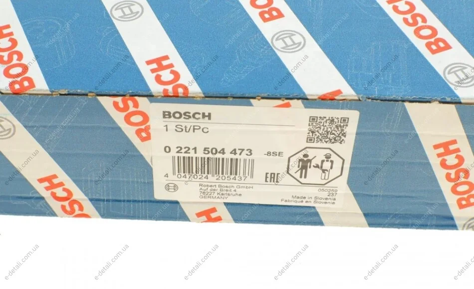Катушка зажигания Lada Kalina/Priora/110/112 95- BOSCH 0 221 504 473 (фото 1)