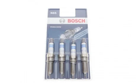Свеча зажигания Citroen C1/C3/C4/Peugeot 108/2008/301/308/Toyota Aygo 1.0/1.2 12- (к-кт 4 шт) BOSCH 0 242 129 806