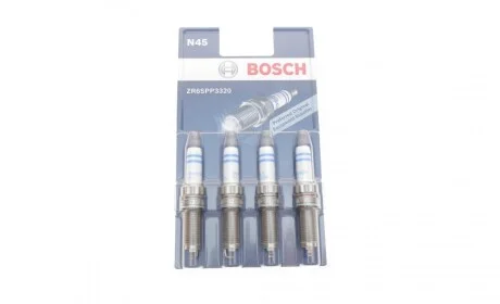 Свічка запалювання (к-кт 4шт) Citroen Berlingo/Peugeot 3008/5008 1.2 15- BOSCH 0 242 140 805