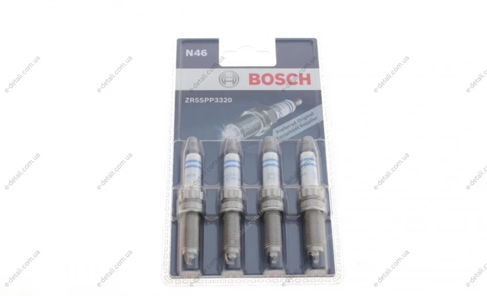 Свічка запалювання (к-кт 4шт) Citroen C3/C4/Peugeot 3008/308/5008/Partner 1.2PureTech 16- BOSCH 0 242 145 804 (фото 1)
