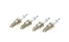 Свеча зажигания (к-кт 4шт) VW T4/T3/Passat/LT (28-35)/Golf II/III/Caddy 0.9-2.5 65- BOSCH 0 242 235 909 (фото 1)