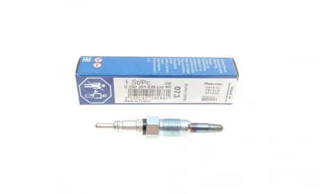 Свічка розжарювання VW Passat/Caddy II 1.9TDI 93-05 (12V) (M12x1.25) BOSCH 0 250 201 036