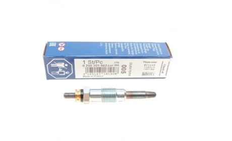 Свічка розжарювання MB 123/124/Sprinter/Vito OM601 -03 BOSCH 0 250 201 042