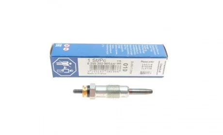 Свеча накала Fiat Ducato 2.5D 94-02 (M12x1.25) 11V BOSCH 0 250 202 001