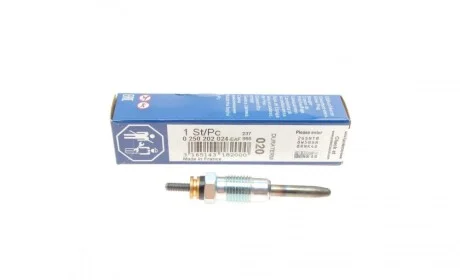 Свічка розжарювання Renault Clio/Megane 1.9D 96-03 BOSCH 0250202024