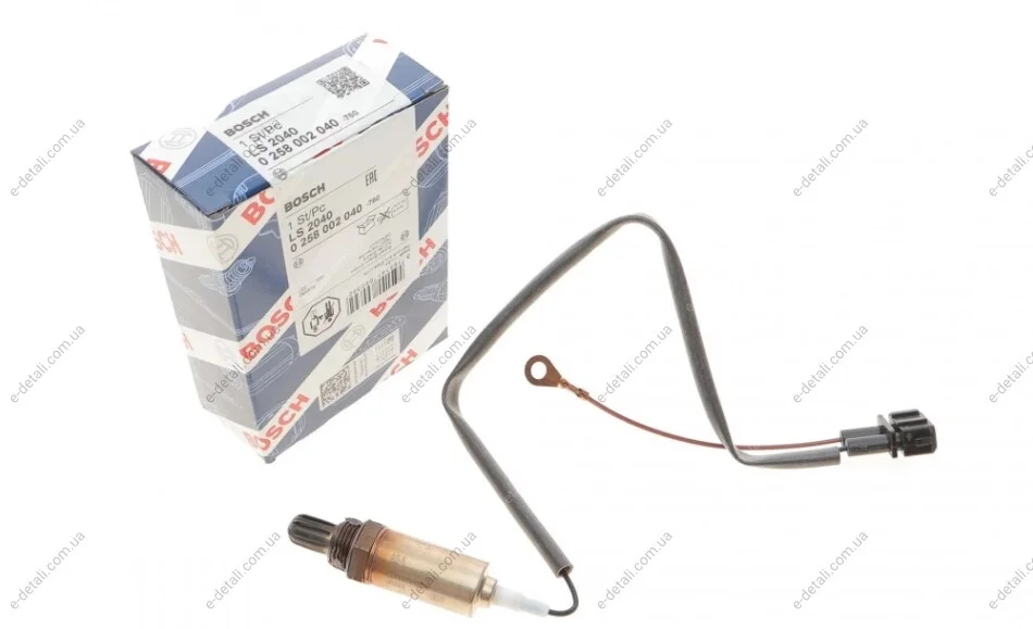 Лямбда-зонд SEAT TOLEDO, VW GOLF, PASSAT (вир-во Bosch) BOSCH 0 258 002 040 (фото 1)