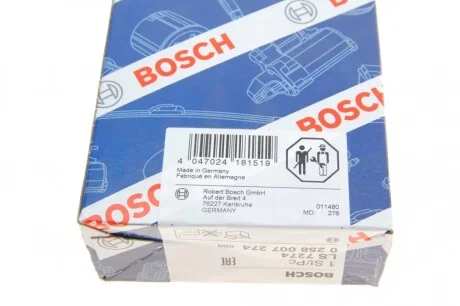 Лямбда зонд BMW 1 (E81/E87)/3 (E90/E91)/5 (E60/E61) 1.6-6.0 01-17 N43/N45/N46/N62 BOSCH 0 258 007 274