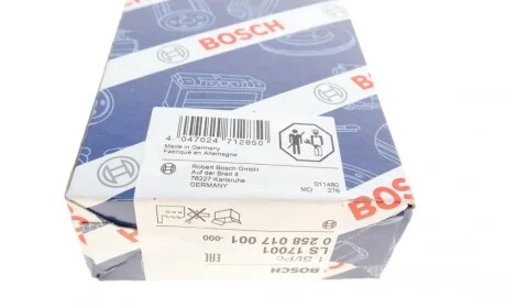 Лямбда зонд Hyundai i30/i40/ix35 1.6GDi 11-/Opel Vectra C 2.8 V6 05-08 BOSCH 0 258 017 001