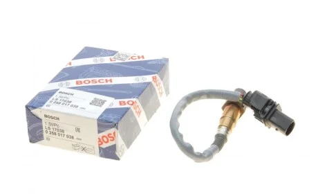 Лямбда зонд BMW 5 (E60/E61) 2.5i/3.0i (N52/N53) 04- BOSCH 0 258 017 038