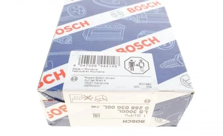 Лямбда зонд Lada Vesta 1.6-1.8 15-/Renault Clio/Duster/Megane IV 1.2/1.6 12-/Smart 0.9/1.0 14- BOSCH 0 258 030 00L