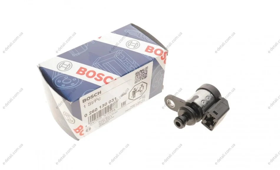 Клапан переключения АКПП Hyundai H-1 2.5 CRDi 08- (соленоид) BOSCH 0260130031 (фото 1)