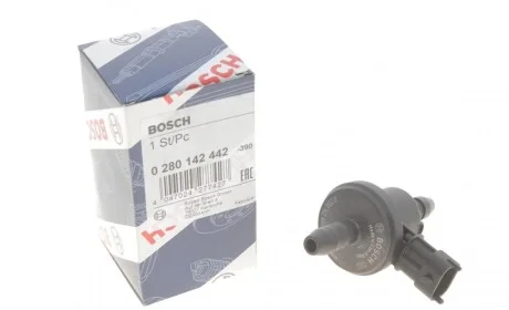 Клапан воздушный (перепускной) Cherolet Cruze/Trax 1.6/1.8 09- BOSCH 0 280 142 442