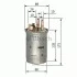 Фильтр топливный Ford Connect 1.8Di/TDCi (55kw) 02- BOSCH 0 450 906 357 (фото 4)