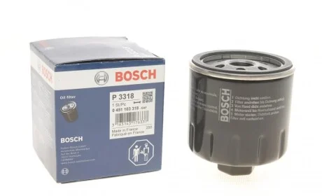 Фільтр масляний VW Caddy II 1.4/1.6i / Golf IV/V/Seat BOSCH 0 451 103 318