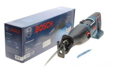 Пила сабельная аккумуляторная GSA 185-LI (1100W) (+2 полотна/Без АКБ) BOSCH 0 601 6C0 020