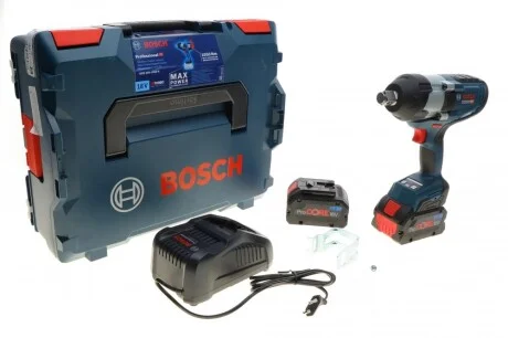 Гайковерт акумуляторний 3/4" 1050 Нм 18V 8Ah (2 АКБ і заряд. пристрій) BOSCH 0 601 9J8 502