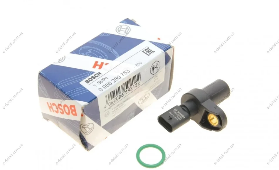 Датчик положення розподільного валу BMW 3 (E90/F30/F80)/5 (E60/F10)/7 (F01-F04) 05-18 N47/N57/B47 BOSCH 0 986 280 753 (фото 1)