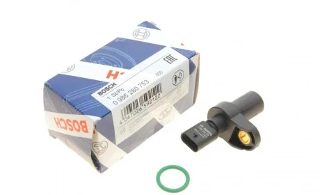 Датчик положения распредвала BMW 3 (E90/F30/F80)/5 (E60/F10)/7 (F01-F04) 05-18 N47/N57/B47 BOSCH 0 986 280 753