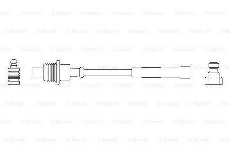 J70 дріт високого напруги CITROEN 1,6 85-94 PEUGEOT 1,6/1,9 BOSCH 0986356151