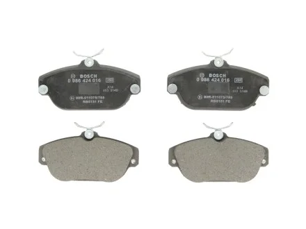 Колодки тормозные (передние) Volvo S90/V90 97-98/740 84-92/780 86-90/940 90-98/960 90-96 BOSCH 0986424016