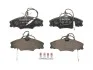 Колодки тормозные (передние) Peugeot 406 95-04 (+датчик) BOSCH 0986424227 (фото 1)