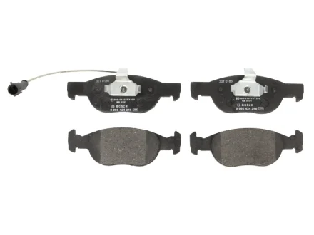 Колодки тормозные (передние) Fiat Bravo/Brava 95-01/Marea 96-02/Lancia Delta II 94-99 (+датчик) BOSCH 0986424246